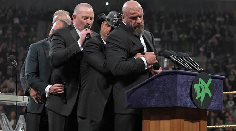 WWE Hall of Fame 2019 D Generation X bow down in tears a night before Wrestlemania Sports Gallery News The Indian Express