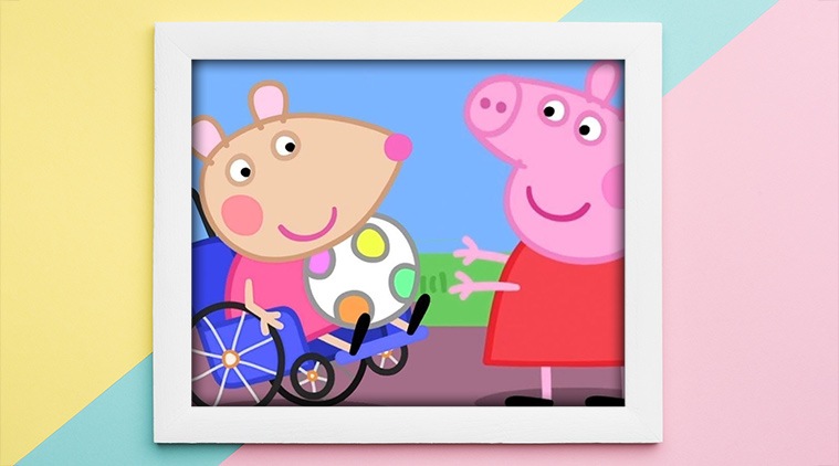 Peppa Pig’s Mandy Mouse, in wheelchair, welcomed by ... - 759 x 422 jpeg 90kB