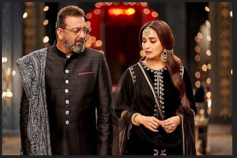 sanjay dutt with madhuri dixit