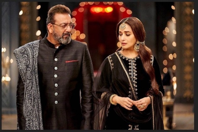 sanjay dutt with madhuri dixit