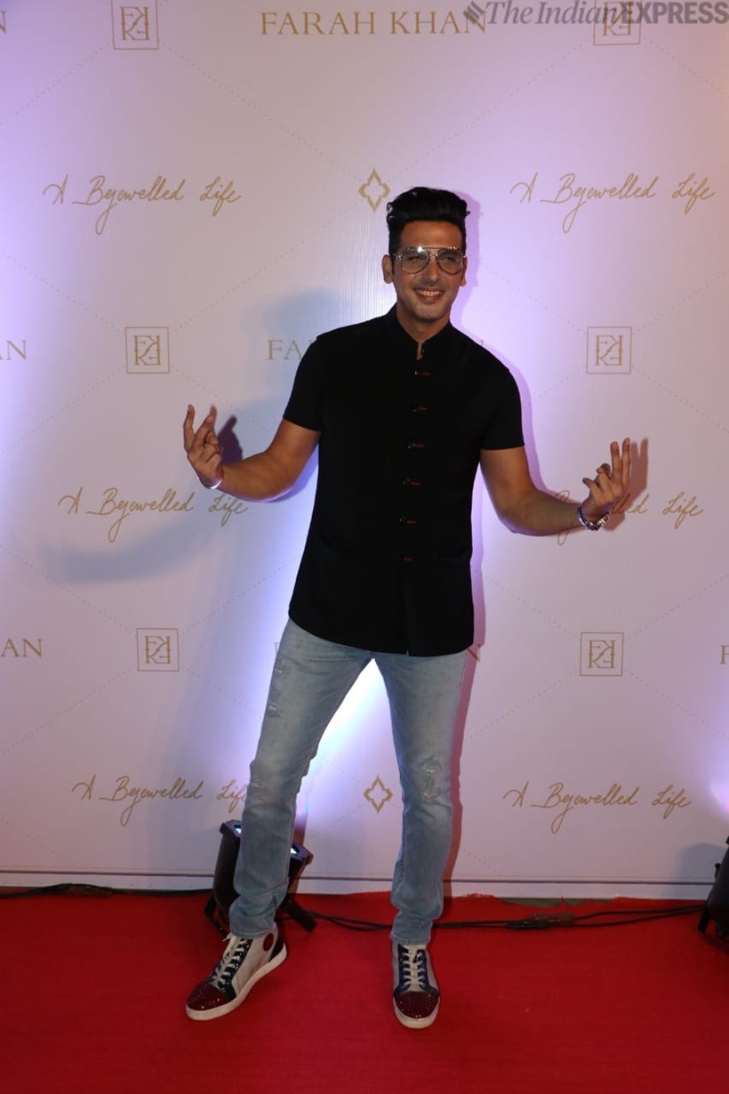 zayed khan at farah ali khan book launch