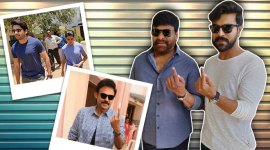 South Indian actors cast their votes
