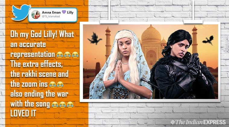   game of thrones, lilly singh, super woman game of thrones, game of Indian thrones, Indian edition, video got lilly singh, viral video, funny video, Indian Express 