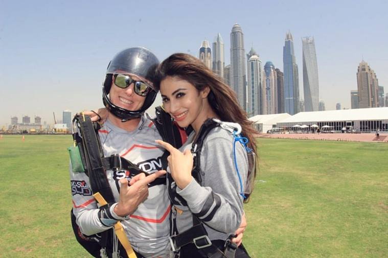 mouni roy in dubai