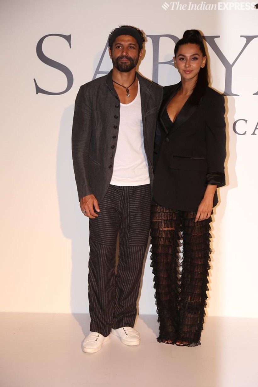 farhan akhtar and shibani dandekar at sabyasachi 20 years celebration