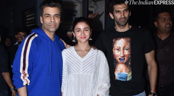 Janhvi Kapoor, Ananya Panday and others attend Kalank screening ...