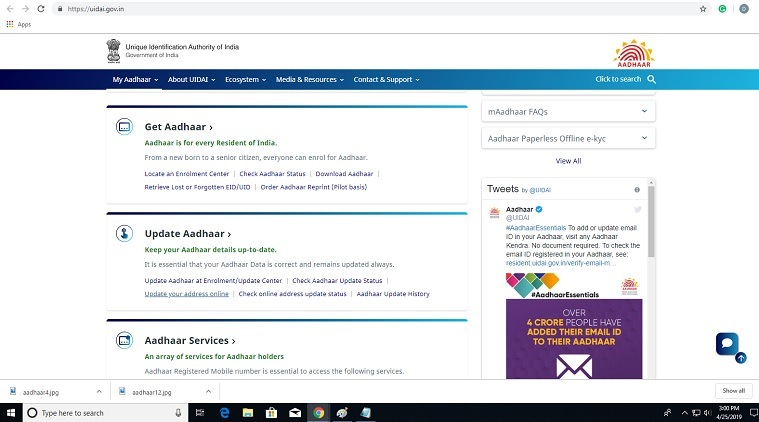 Aadhaar Card Update How To Update Aadhaar Card Details Online
