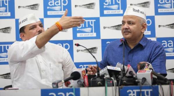 aap congress alliance, aap congress alliance in delhi, aap congress alliance in haryana, aap congress alliance in punjab, aap congress seat sharing, manish sisodia, sanjay singh