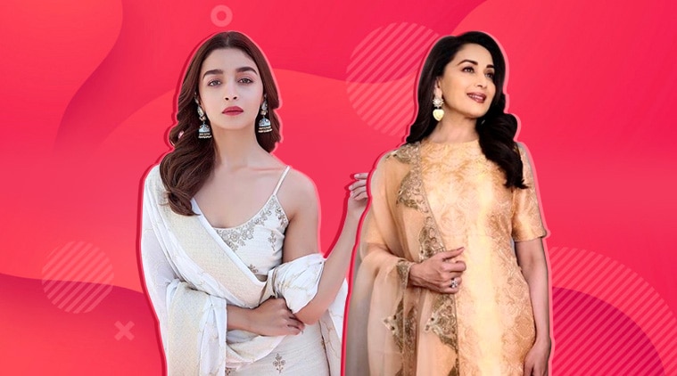 Kalank Promotions You Can Easily Recreate Alia Bhatt And Madhuri Dixit S Ethnic Looks