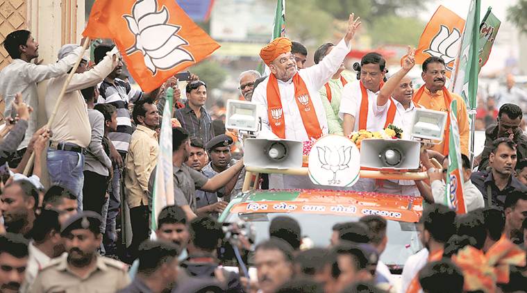 Lok Sabha polls: Ahead of third roadshow in Gandhinagar, Amit Shah ...