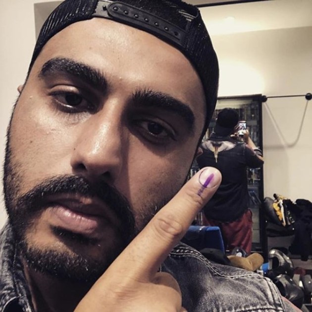 arjun kapoor voting