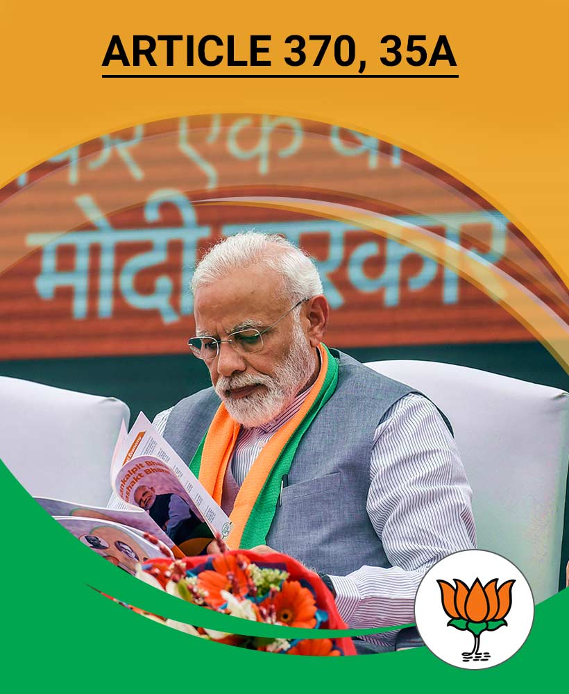 BJP Manifesto 2019: Ram Mandir, Triple Talaq, National Security In ...