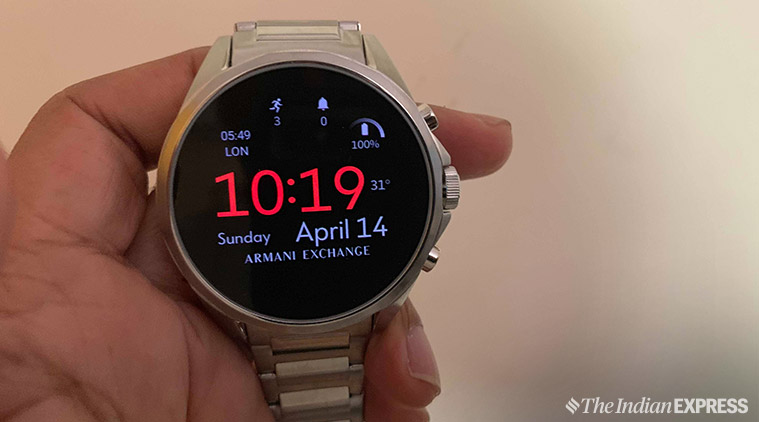 smartwatch armani