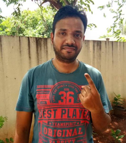 Bangalore-First-time-voter-Rahul-Nair