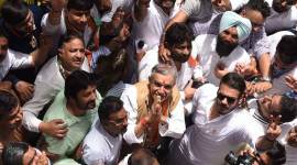 Bansal files nomination, says no Modi wave in Chandigarh, makes a pitch for development