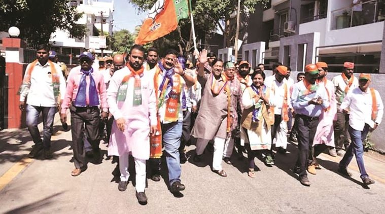 On campaign trail BJP candidate Girish Bapat: ‘Trust people of my city, confident that they know who to choose’