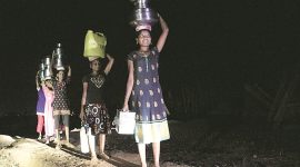 lok sabha elections, lok sabha elections 2019, lok sabha polls, mumbai elections, elections in mumbai, bhiwandi, summer, chindechiwadi, water, water shortage, tankers, adivasi vilages, pipelines, election news, indian express news