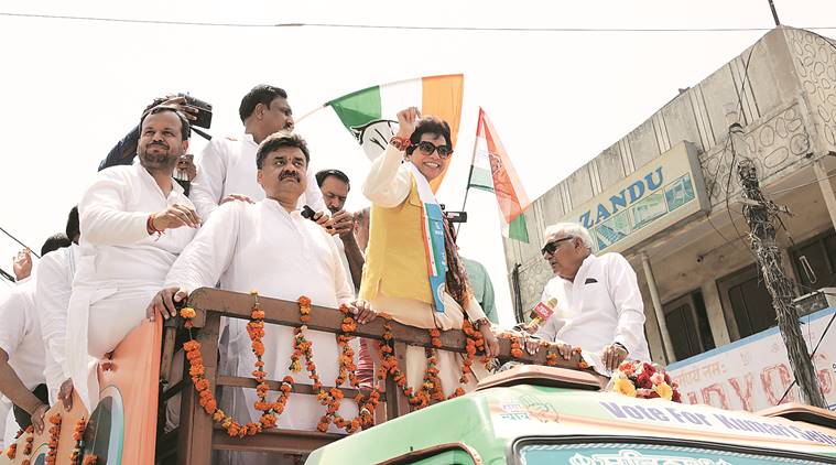 lok sabha elections, lok sabha elections 2019, lok sabha polls, haryana elections, elections in haryana, bhupinder singh hooda, congress, kumari selja, deepender singh hooda, sonipat, rohtak, election news, indian express news