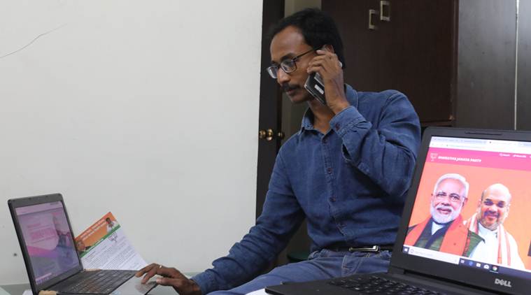 In Cooch Behar, BJP’s social media boss is 36-year-old shop owner who juggles 1,114 WhatsApp groups