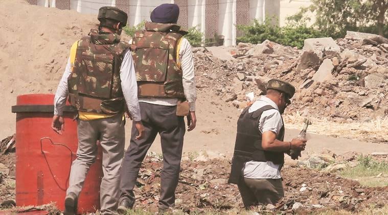 Chandigarh: Three mortar shells found abandoned at Ramdarbar