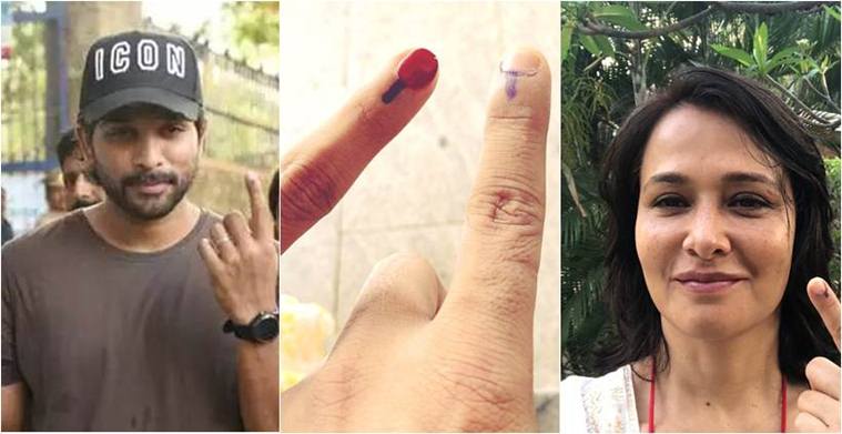 celebrities vote