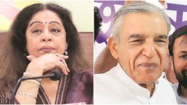 lok sabha elections, lok sabha elections 2019, chandigarh elections, elections in chandigarh, kirron kher, pawan kumar bansal, chandigarh metro, metro, election news, indian express news