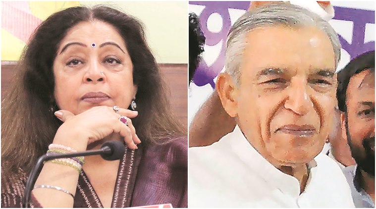 lok sabha elections, lok sabha elections 2019, chandigarh elections, elections in chandigarh, kirron kher, pawan kumar bansal, chandigarh metro, metro, election news, indian express news
