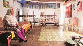 Chanderi, chanderi sari, malvika saini, chanderi weaver, threads, textile, art and culture, heritage and architecture, indian express