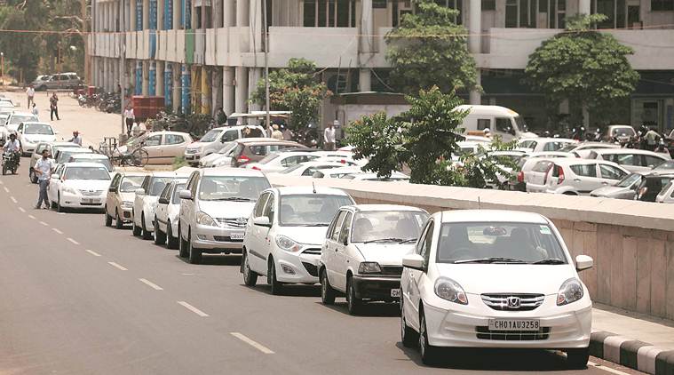 Despite 26 parking lots, Chandigarh streets choked with wrongly parked vehicles