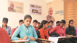 CHANDIGARH, CHANDIGARH news, CHANDIGARH, pm modis photo chandigarh schools, pm modis photo chandigarh police station,