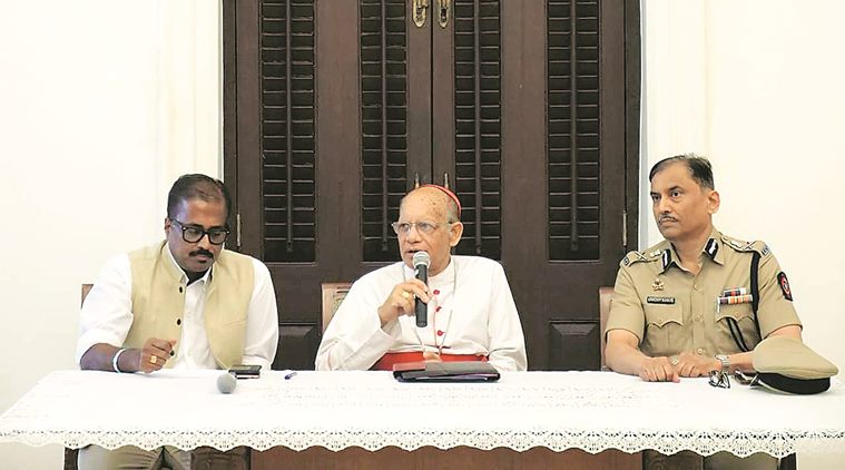 mumbai, mumbai churches, churches in mumbai, sri lanka blasts, sri lanka church blasts, sri lanka bombings, security, police, mumbai police, mumbai news, indian express news