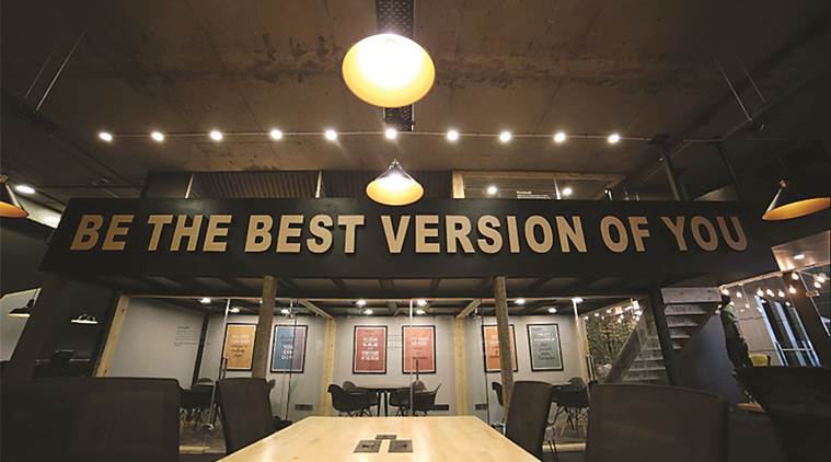 india, offices in india, work culture, office work culture, coworking, coworking spaces, workspace, entrepreneurs, business, chandigarh, chandigarh news, indian express news