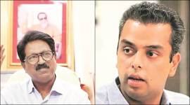 lok sabha elections, lok sabha elections 2019, lok sabha polls, elections, mumbai elections, elections in mumbai, congress, shiv sena, arvind sawant, milind deora, south mumbai lok sabha constituency seat, nitin gadkari, chawl redevelopment mumbai, election news, indian express news