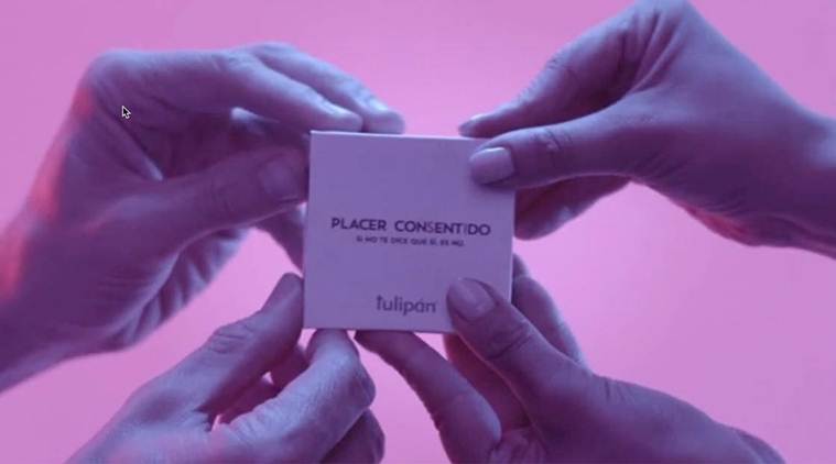 Condom brand releases 'Consent Packs' that require four hands to open