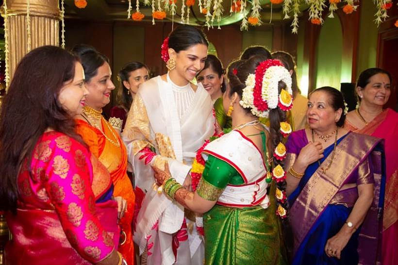 deepika with bride