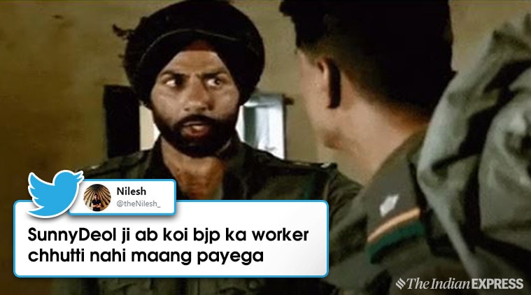 ‘Dhai Kilo Ka Haath’ memes flood social media as Sunny Deol joins BJP