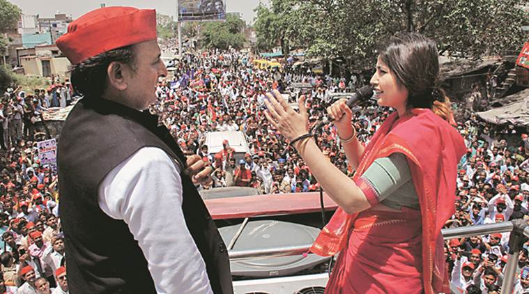 dimple yadav, dimple yadav kannauj, Akhilesh yadav, lok sabha elections, mayawati, elections 2019, india general elections, up elections, up alliances, elections news, latest news, indian express