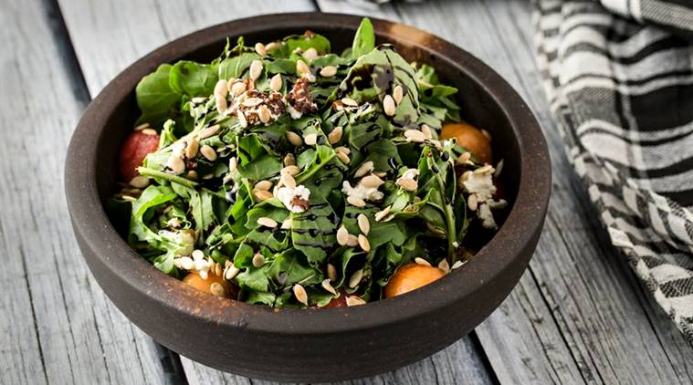 Water melon, feta, amaranth salad, Mango feta dip, Chicken minced Salad, easy summer recipes, summer recipes, quick summer recipes, indian express, indian express news