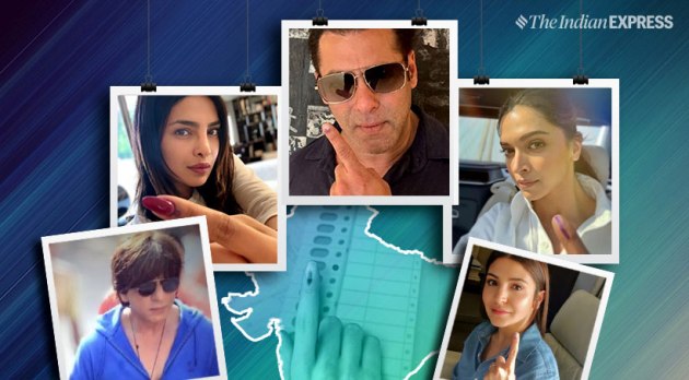 bollywood stars voting lok sabha elections