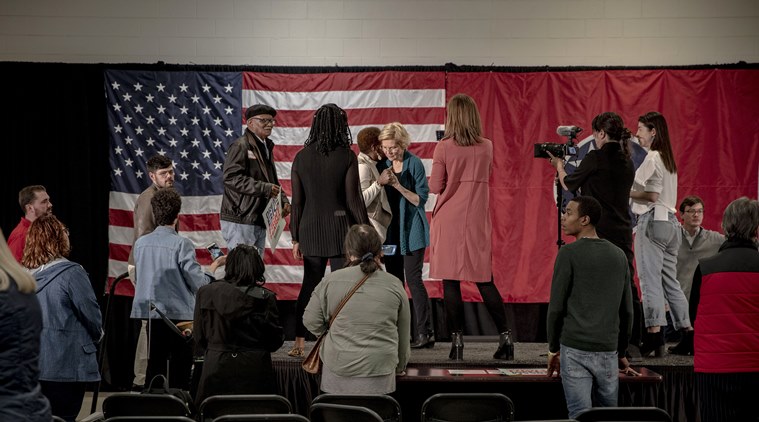 Elizabeth Warren, senator Elizabeth Warren, Elizabeth Warren fundraiseer, Elizabeth Warren for president, us president elections 2020, us elections 2020, donald trump, democrats, us democrats