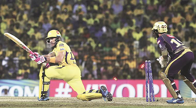 IPL 2019, Deepak chahar, csk vs kkr, chennai super kings vs kolkata knight riders, ipl 2019, csk ipl, Dhoni, Russel batting, cricket news, sports news, indian express