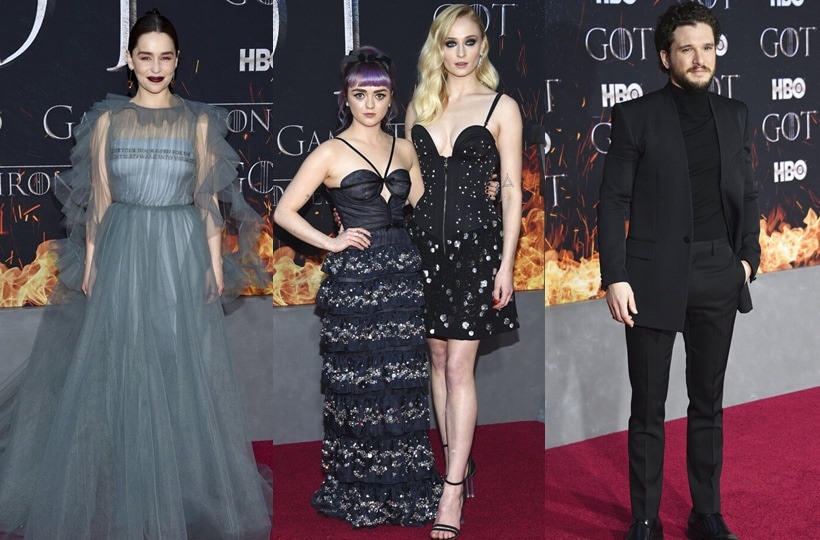 Game of Thrones: Elenco se reúne em première da 8ª temporada!