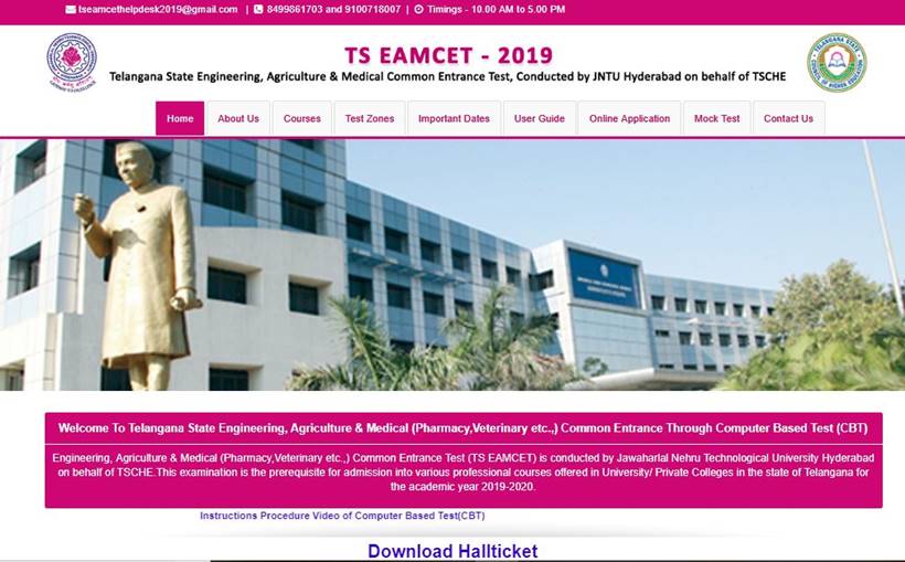 ts eamcet hall ticket, ts eamcet 2019 admit card, manabadi, ts eamcet hall ticket download, eamcet.tsche.ac.in, manabadi.com, ts eamcet exam date, ts eamcet 2019, eamcet exam dates, ts eamcet syllabus
