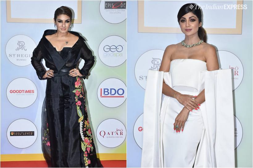 shilpa shetty, raveena tandon images