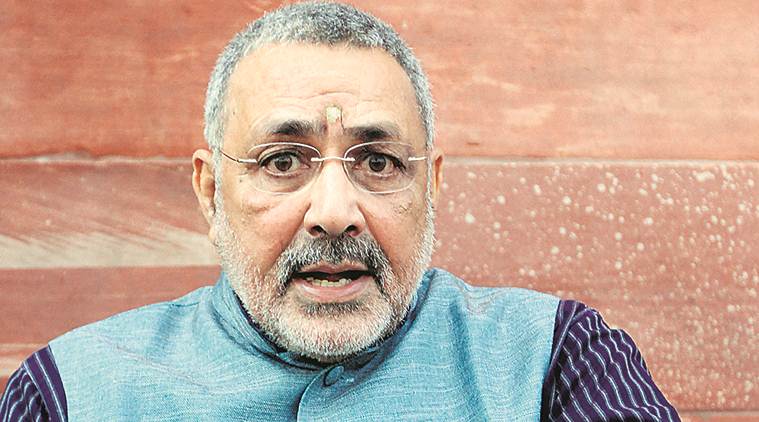 union minister giriraj singh, birth control, population control, population explosion, world population day, muslims, muslim population, bihar news, india news, indian express
