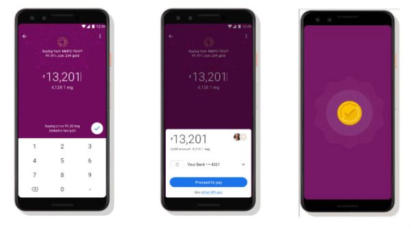 Google Pay buy gold