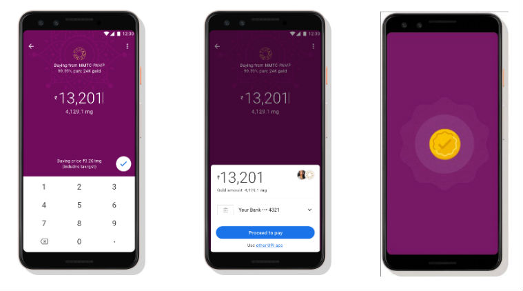 Google Pay users can now buy 24 karat gold through the app ...