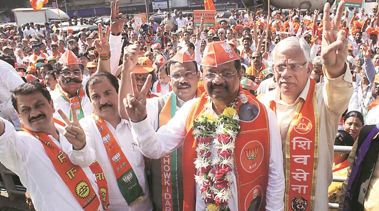 lok sabha elections, lok sabha elections 2019, lok sabha polls, elections, mumbai elections, elections in mumbai, gopal shetty, congress, urmila matondkar, candidates, sanjay nirupam, election news, indian express news