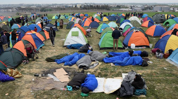 Greece, Greece migrants, Greece migrant crisis, Greece refugees, refugee crisis, Greece europe border, Balkan Greece border, Greece migrant crisis, Indian Express, latest news