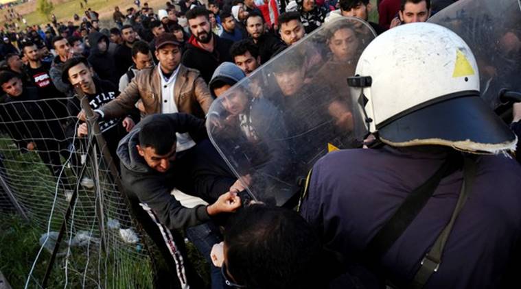 Greece, Greece migrants, Greece migrant crisis, Greece refugees, refugee crisis, Greece europe border, Balkan Greece border, Greece migrant crisis, Indian Express, latest news